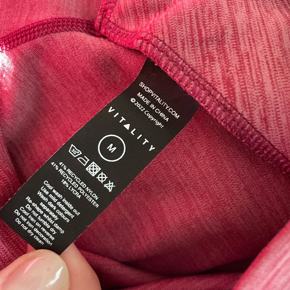 Vitality Daydream V Pant in Sangria Marl, Size M - Picture 6 of 6